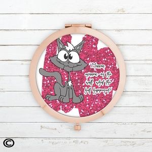 Funny Motivational Compact Mirrors